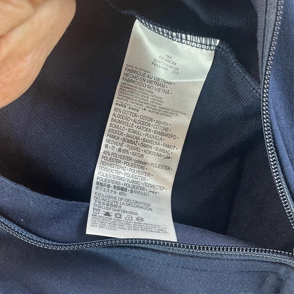 Nike Dark‎ Blue Kids hoodie romper